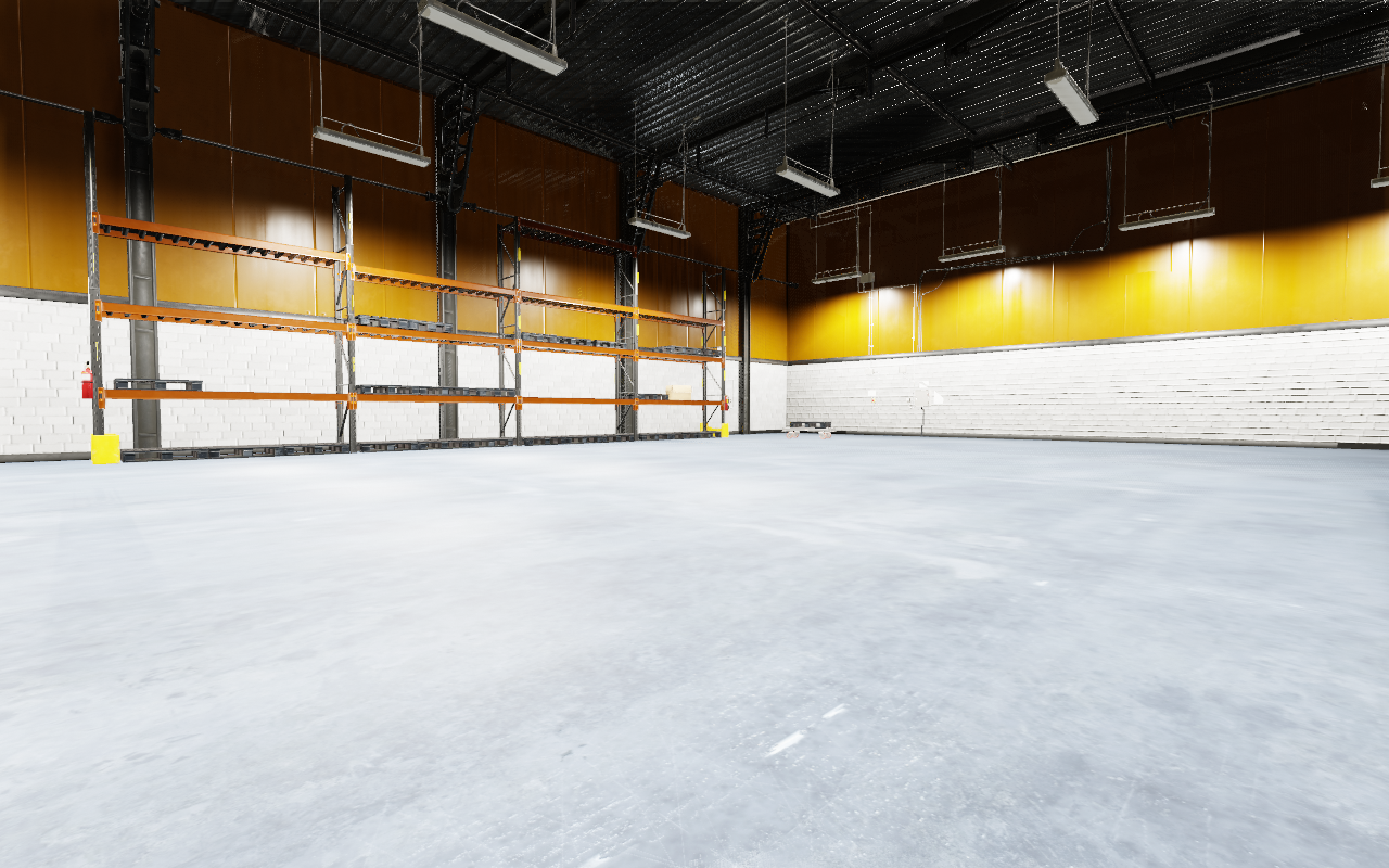 Industrial warehouse rendered by MuJoFil