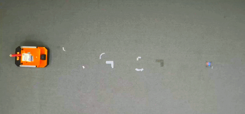 Drone avoiding a moving obstacle